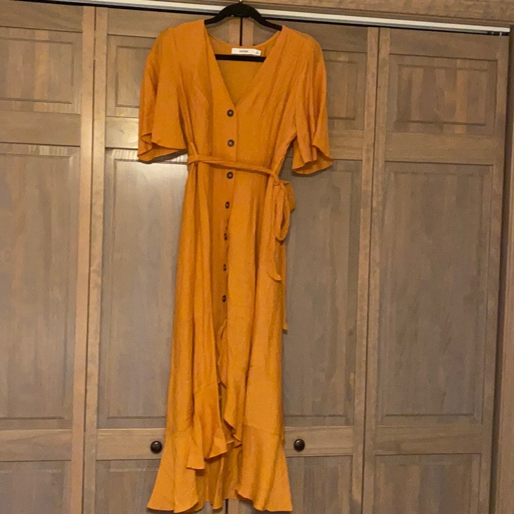 JustFab yellow dress